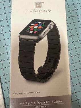 Black Link Band for 42mm Apple Watch